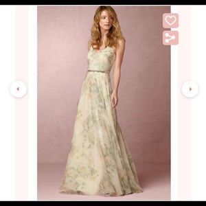 Jenny Yoo Inesse in Ivory Sage